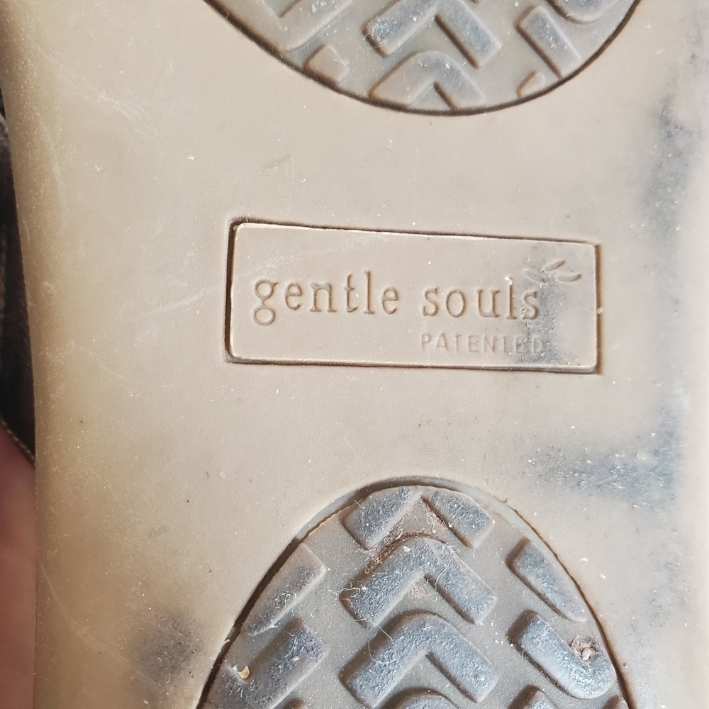 Gentle Souls Metallic Got It Sandals sz 9 - Picture 9 of 11